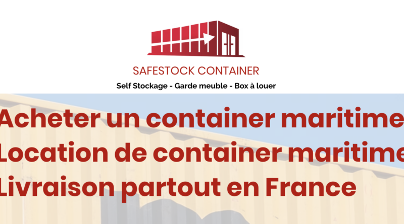 vente de containers maritimes